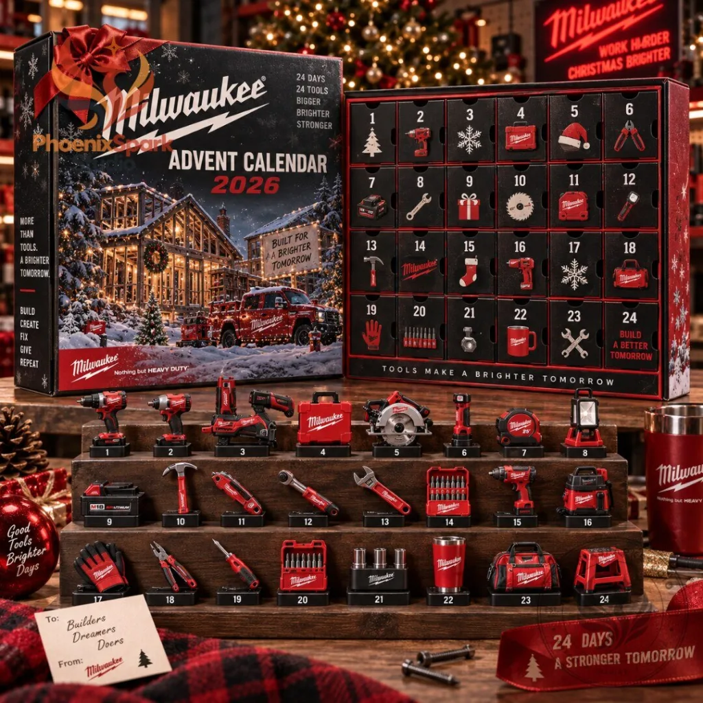 "Top 2026 Advent Calendars: Tools, Collectibles, Statues, and Candles" 29 Milwaukee 2026 Advent Calendar 24 Day Miniature Tools Set