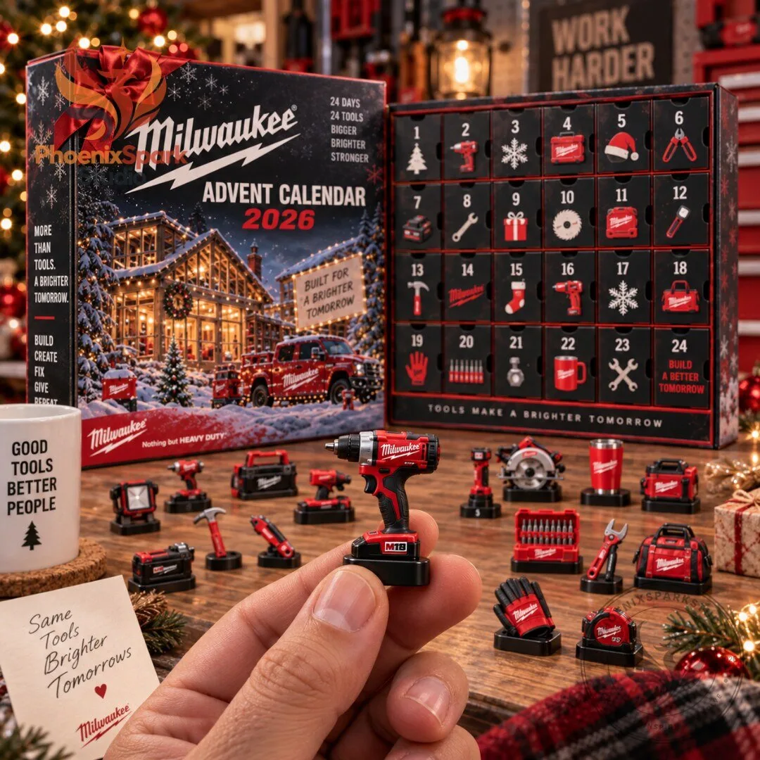 Milwaukee 2026 Advent Calendar 24 Day Miniature Tools Set 5 Milwaukee 2026 Advent Calendar 24 Day Miniature Tools Set