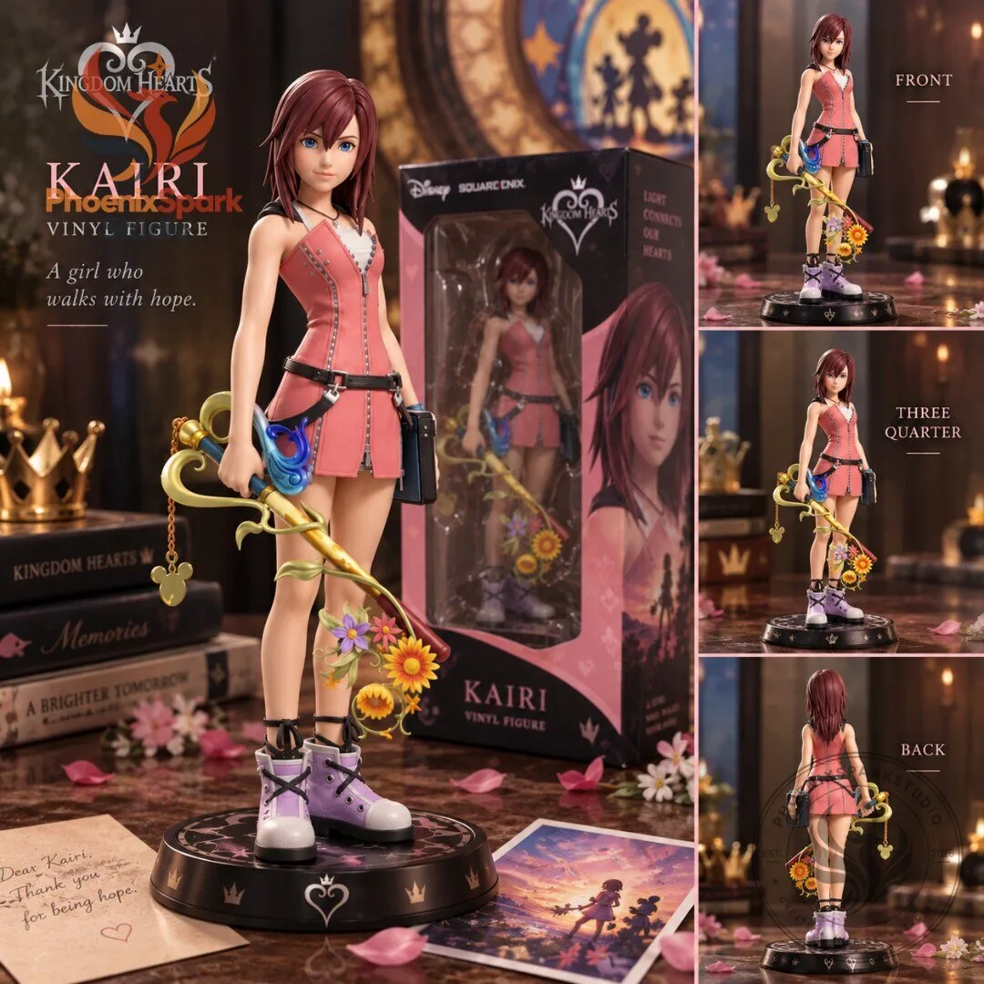 Kingdom Hearts Kairi Vinyl Figure 2026 Collectible Game Character Statue