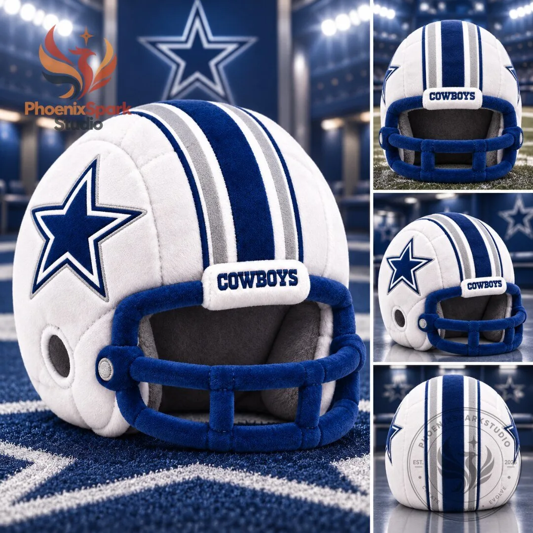 Dallas Cowboys Oversized Plush Football 2026 Wearable Game Day Fan Hat