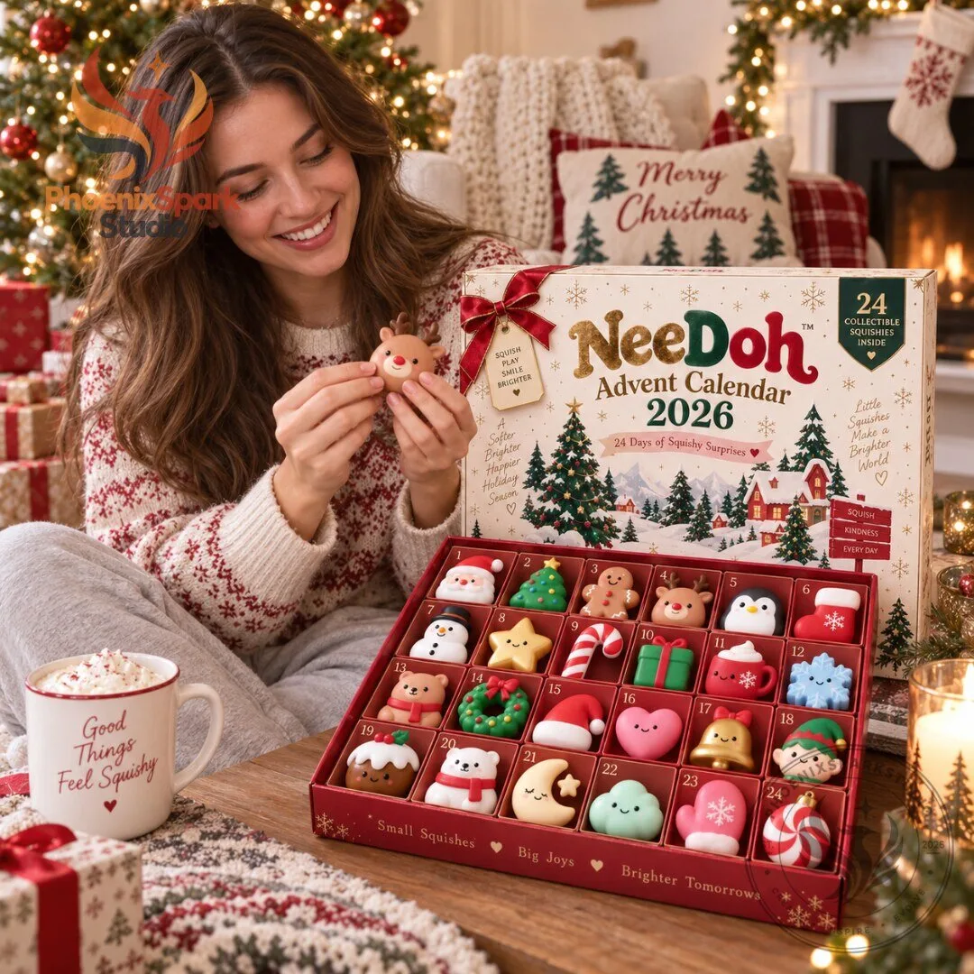 NeeDoh 2026 Advent Calendar 24 Day Christmas Squishy Toys