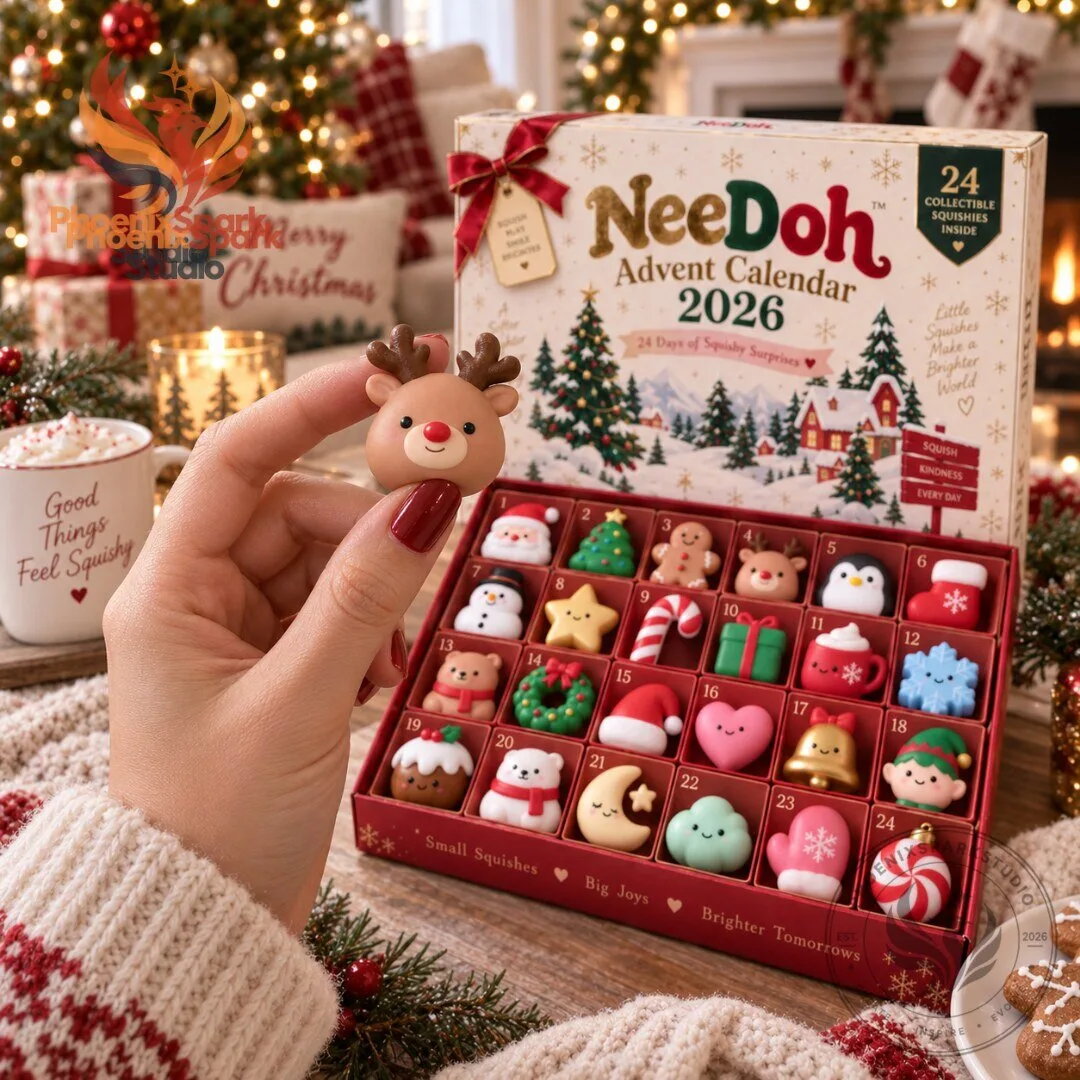NeeDoh 2026 Advent Calendar 24 Day Christmas Squishy Toys 4 NeeDoh 2026 Advent Calendar 24 Day Christmas Squishy Toys