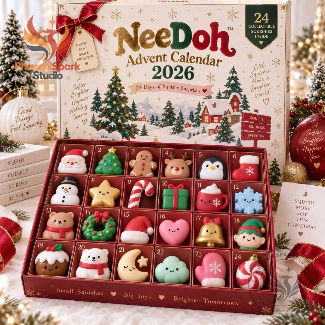 NeeDoh 2026 Advent Calendar 24 Day Christmas Squishy Toys 5 NeeDoh 2026 Advent Calendar 24 Day Christmas Squishy Toys