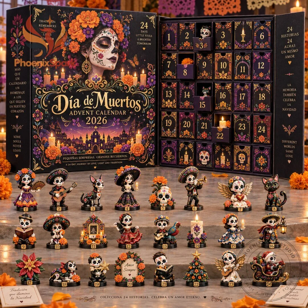 Dia de Muertos 2026 Advent Calendar 24 Day Day of the Dead