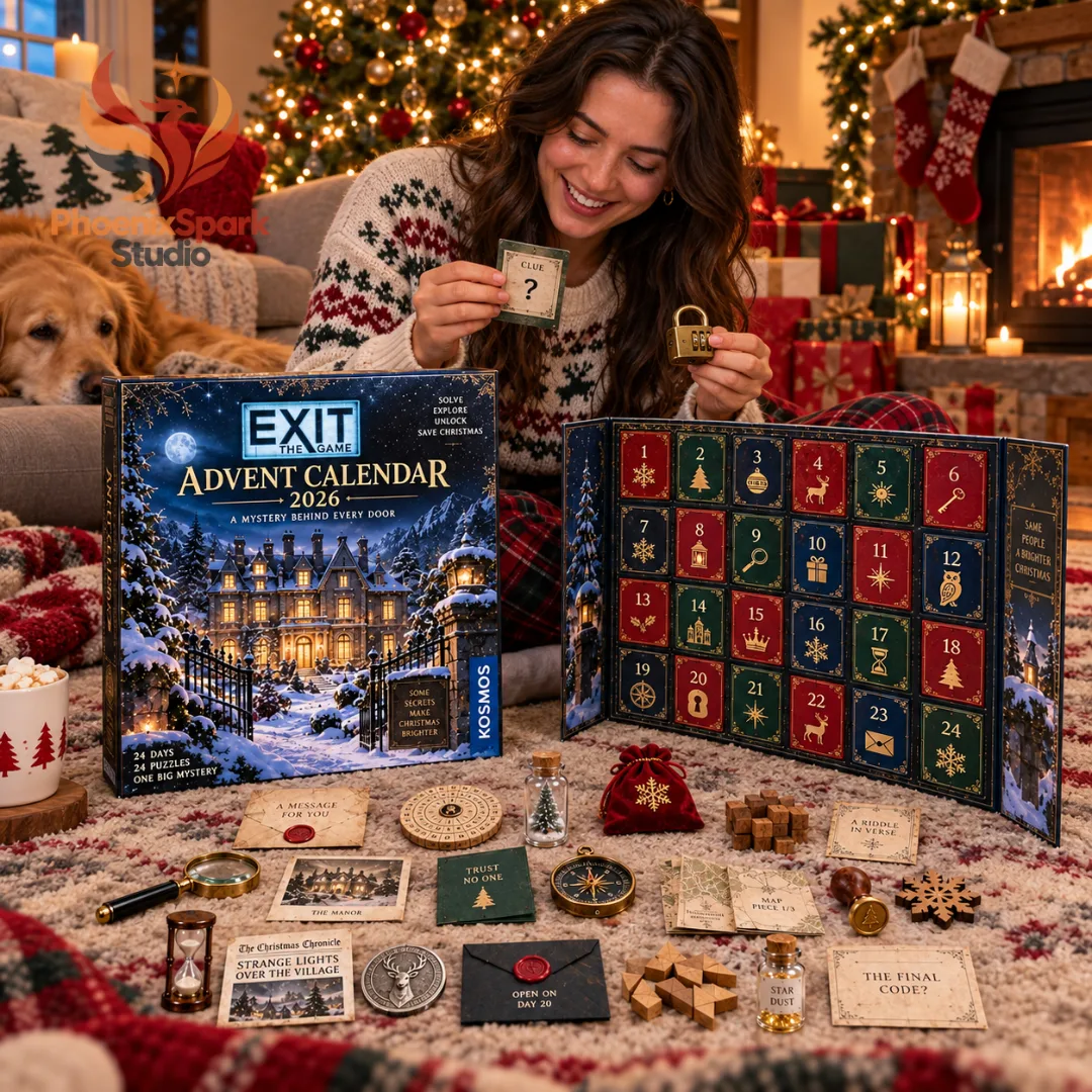 2 EXIT The Game 2026 Advent Calendar 24 Day Christmas Mystery Escape Room Puzzles — image 3