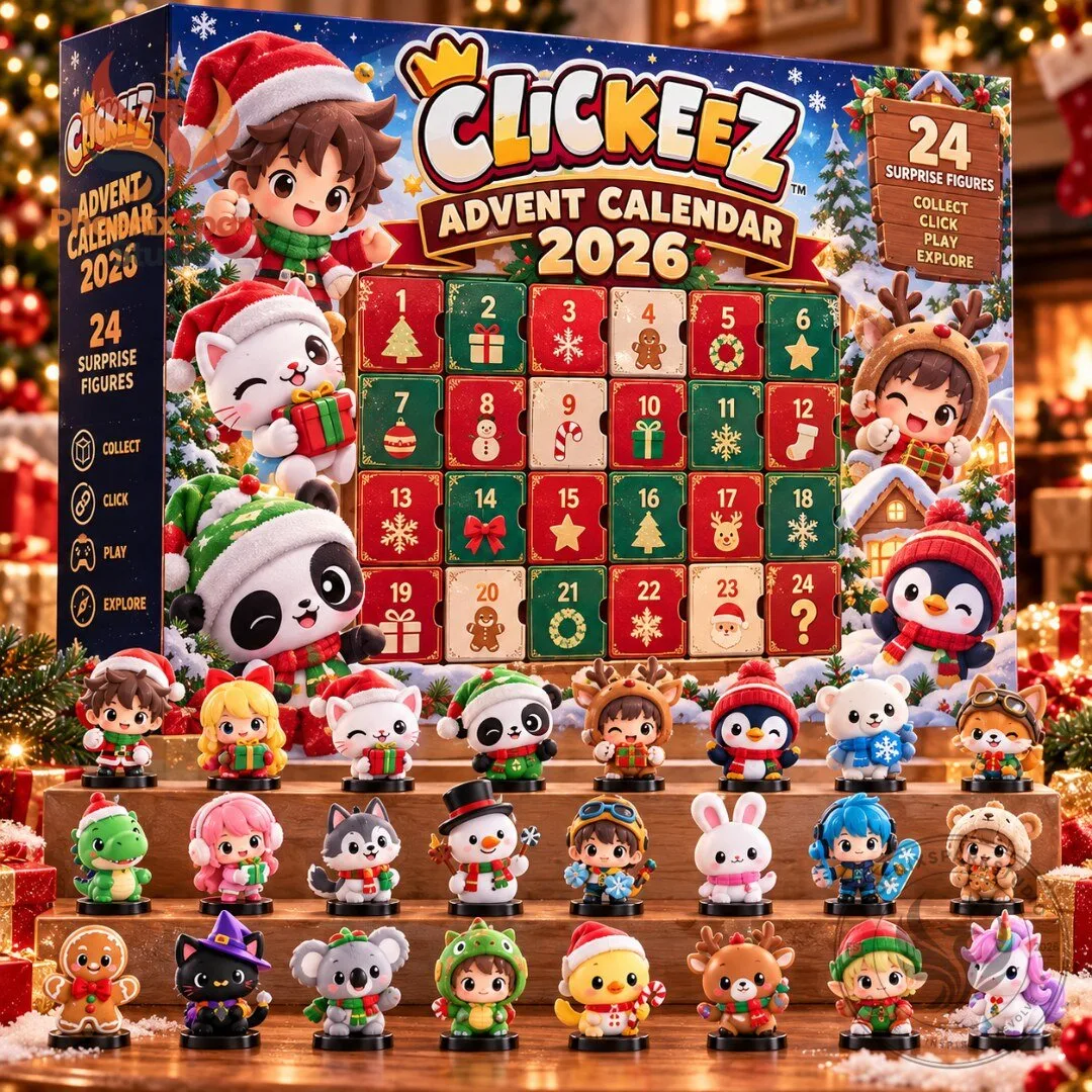 Clickeez Christmas Advent Calendar 2026 24 Surprise