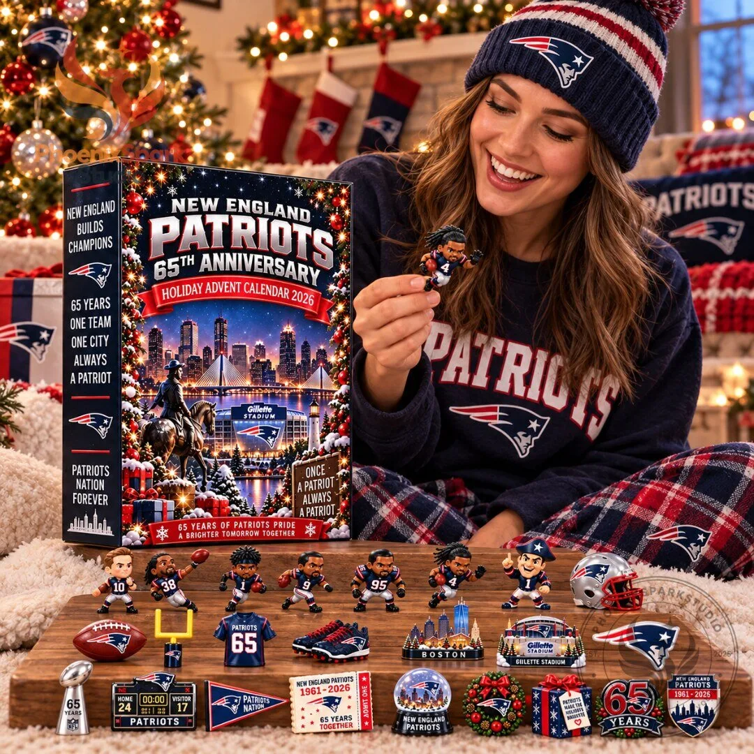 New England Patriots 65th Anniversary Christmas Advent Calendar 2026 5 New England Patriots 65th Anniversary Christmas Advent Calendar 2026